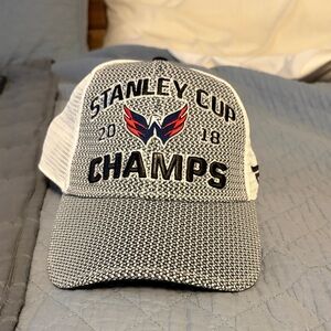 Stanley Cup Champs 2018 Mesh Cap